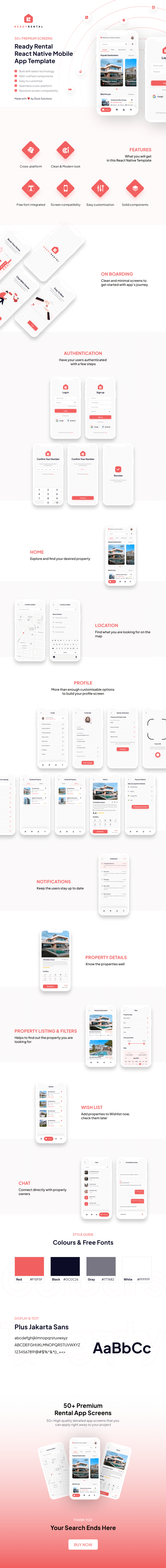 ready rental react native mobile app template
