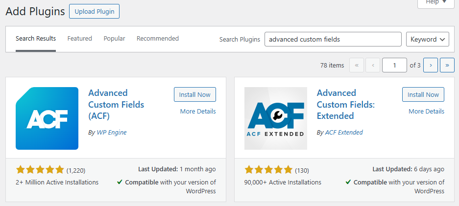 Advanced-custom-fields