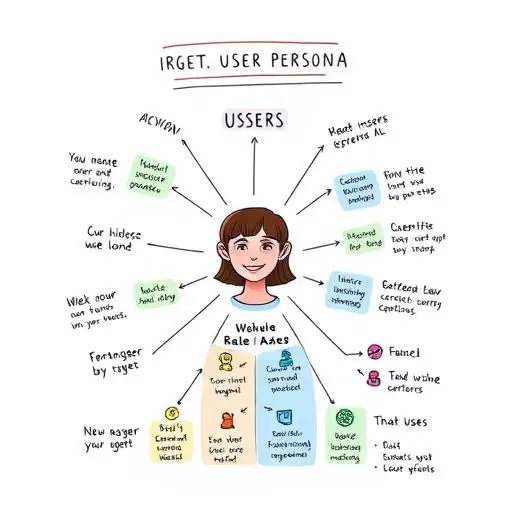 User persona diagram to reduce app churn for startups.