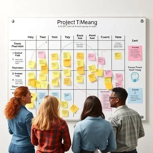 Planning board for launching web app in 30 days