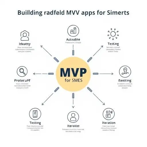 Process diagram for rapid MVP apps for SMEs