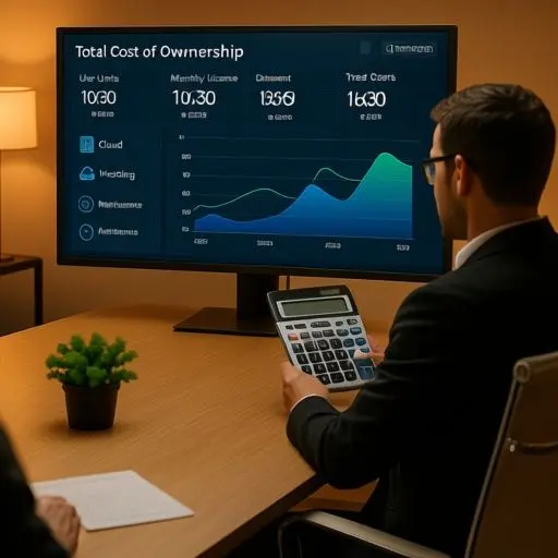 Calculating SaaS and custom software total cost of ownership