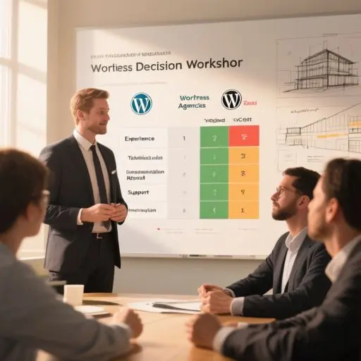 Decision framework for selecting a WordPress development agency