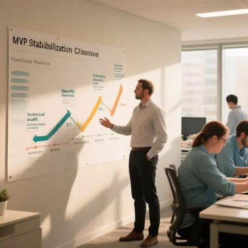 Timeline for validating and stabilizing an AI-built MVP