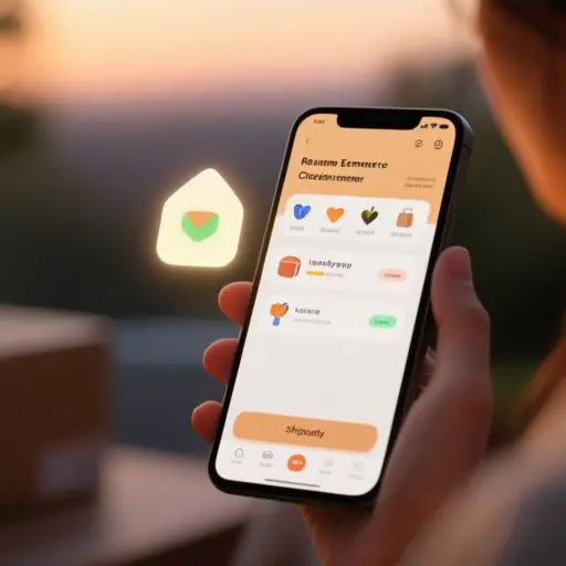 Mobile commerce app supporting loyalty and repeat purchases